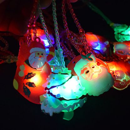 Picture of Christmas children's luminous necklace